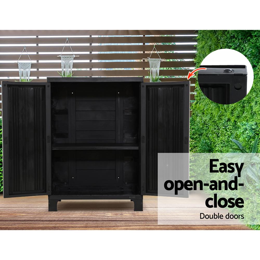 Gardeon Outdoor Storage Cabinet Cupboard Lockable Garden Sheds